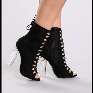 Shock Me Heel Black